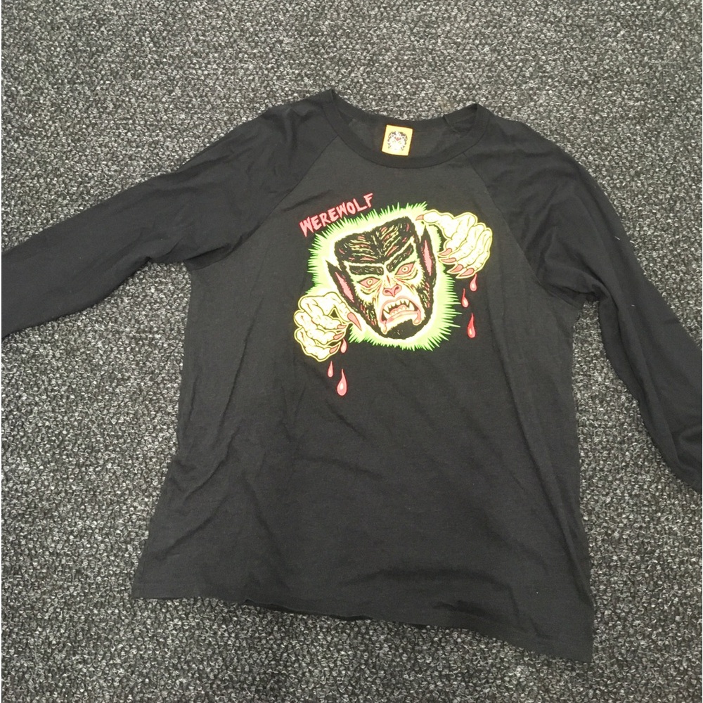 Ben Cooper Werewolf baseball tee by Micheline Pitt - Picture 2 of 4